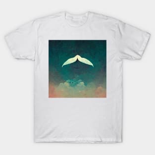 Flying Mustache - AI design T-Shirt